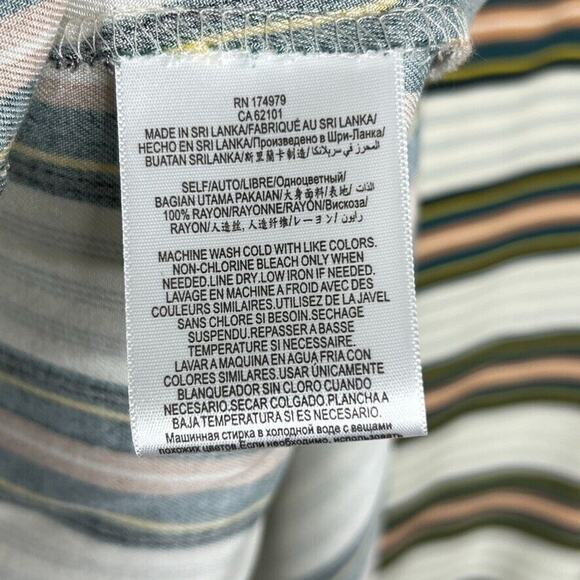 BCBG Generation Women's XS Asymmetrical Striped Long Sleeve Dress NEW - Picture 6 of 10